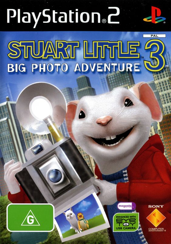 Stuart Little 3 Big Photo Adventure box art for Playstation 2